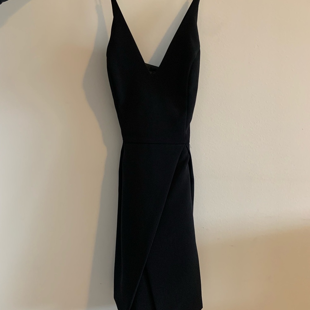 Topshop black cocktail dress size 2
